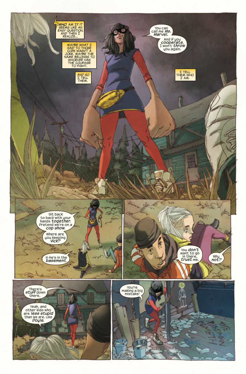 Illustration for article titled Exclusive preview: Kamala Khan suits up with a fanny pack in Ms. Marvel #4